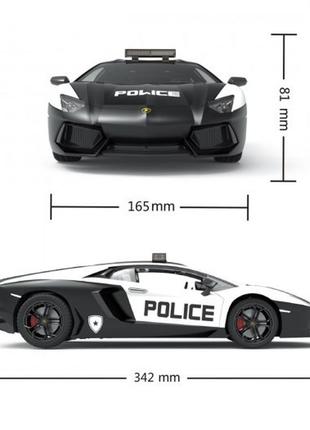 Автомобиль ks drive на р/у - lamborghini aventador police (114glpcwb)6 фото