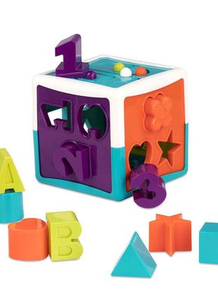 Развивающая игрушка-сортер - умный куб (12 форм) bt2577z