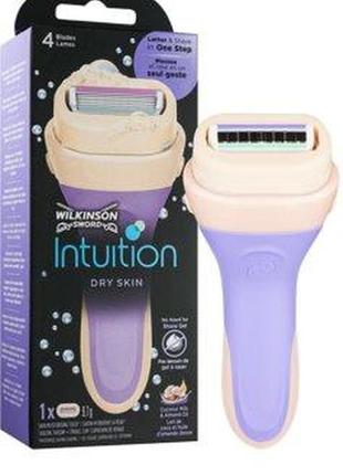 Женский станок для бритья wilkinson intuition dry skin w00831