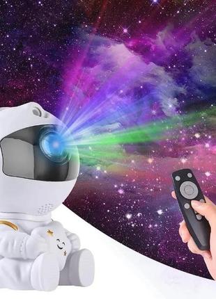 Лазерный ночник-проектор звездного неба "астронавт" с пультом, 13 см (8981)