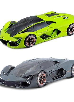 Автомодель - lamborghini terzo millennio (ассорти зеленый, черный, 1:24) 18-21094