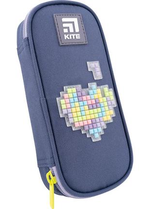 Пенал без наповнення education "tetris" 1 відділення, kite (k22-662-9)