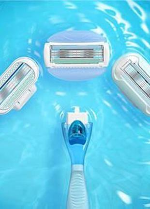 Женский бритвенный станок gillette venus comfortglide vanilla creme с 1 сменной кассетой 02009