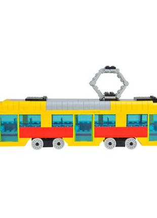 Конструктор iblock "транспорт. трамвай", 327 деталей (pl-921-380)4 фото