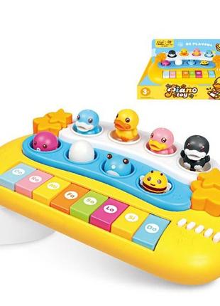Музыкальная игрушка пианино "звуки животных" (wl-bd028)