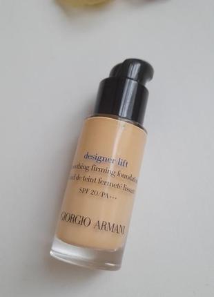 Тональний флюїд armani designer lift spf 20