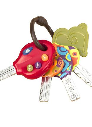 Развивающая игрушка – супер-ключики (свет, звук, томатный) bx1227z