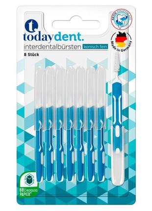 Міжзубні щітки (йоржики) today dent interdentalbürsten (0,5 мм) 8 шт 025021