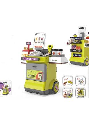 Дитячий ігровий набір "супермаркет" 48 елементів з продуктами, світло та музика (668-126)