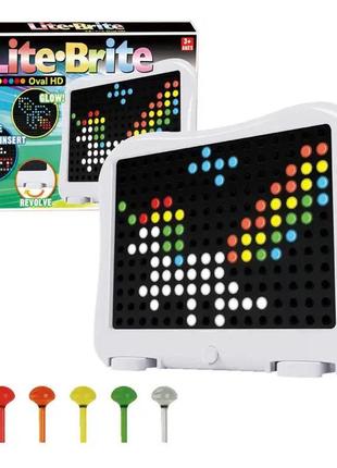 Світлодіодна мозаїка "lite-brite" на батарейках, 129 деталей (ym2021-11)