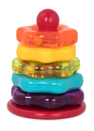 Развивающая игрушка - цветная пирамидка (7 предметов) bt2579z