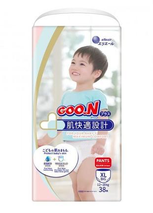 Подгузники goo.n plus для детей (xl, 12-20 кг, 38 шт) 21000630