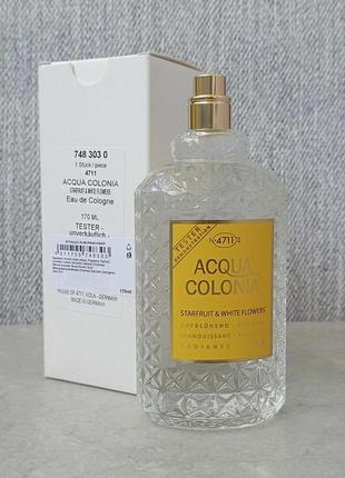 Maurer & wirtz 4711 acqua colonia starfruit & white flowers тестер унисекс (оригинал)