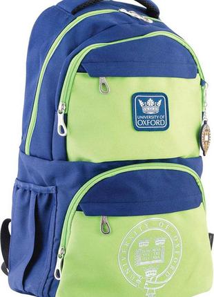 Рюкзак подростковый yes ox 233 сине-зеленый 31*46*17