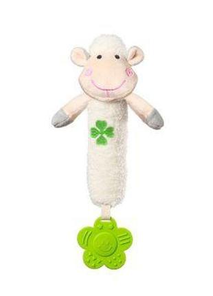 Іграшка з пищалкою "весела овечка" (висота 24,5см)"babyono"