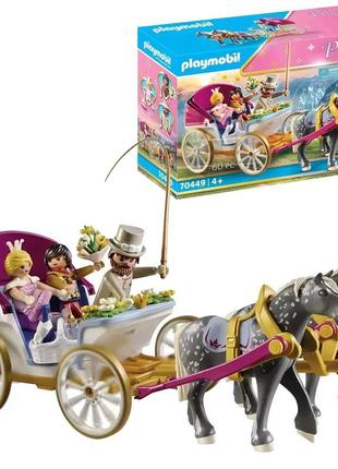 Конструктор playmobil princess "кінний екіпаж", 60 деталей (70449)