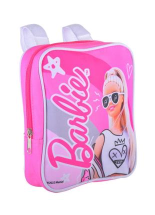 Дитячий самокат "barbie" з колесами, що світяться, і рюкзаком (ls2211)5 фото