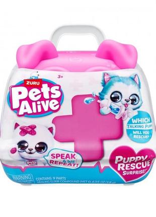 Интерактивный игровой набор pets alive - повторюшка-доктор (9540)