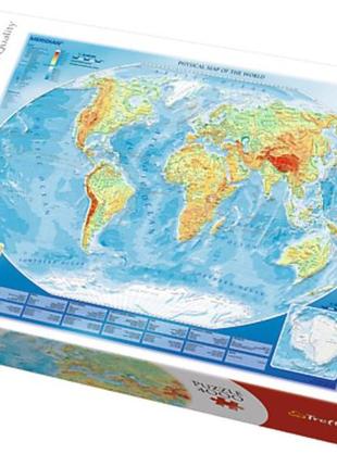 Пазли - (4000 елм.) - "фізична карта світу"