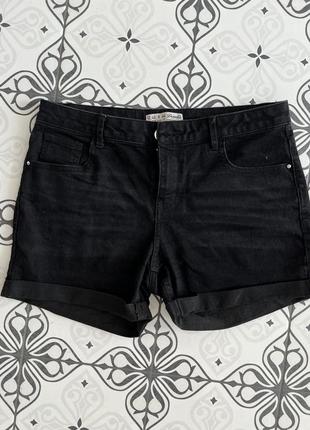 Черные джинс шорты короткие