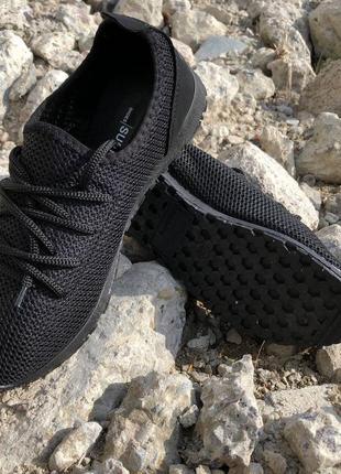 Мужские кроссовки сетка 44 размер. летние кроссовки, мужские кроссовки черные. модель 97234. цвет: черный6 фото