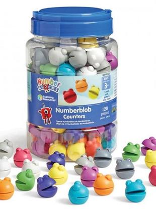 Игровой набор для обучения счету learning resources серии numberblocks - веселые жабки numberblob (hm94490-uk)