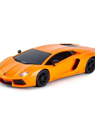 Автомобиль ks drive на р/у - lamborghini aventador lp 700-4 (1:24, 2.4ghz, оранжевый) 124glbo