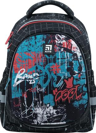 Рюкзак шкільний напівкаркасний education "street style", kite k22-700m(2p)-3