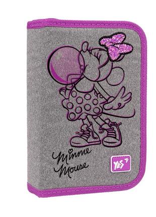 Пенал твердий yes одинарний без клапана hp-02 minnie mouse