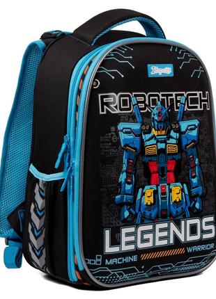 Рюкзак школьный каркасный 1вересня h-29 robotech legends