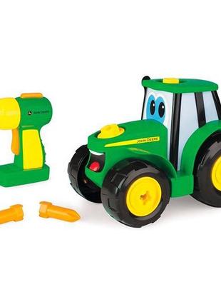 Конструктор john deere kids збери трактор із шуруповертом (46655)