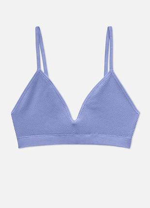 Лиф бра primark ribbed triangle bra - xxs