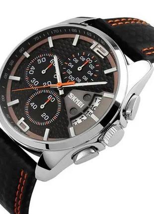 Годинник наручний чоловічий skmei 9106og, фірмовий спортивний годинник, годинник наручний чоловічий2 фото