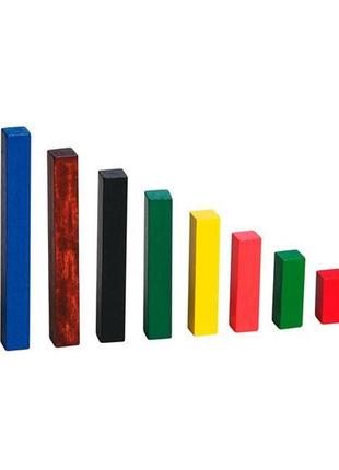 Набір для рахування viga toys дерев'яні палички кюїзенера, 308 шт. (56166)3 фото