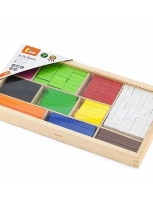 Набір для рахування viga toys дерев'яні палички кюїзенера, 308 шт. (56166)2 фото