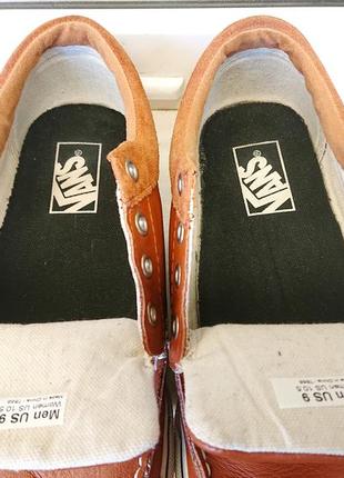Удобные  стильные кожаные кроссовки "vans ®"! оригинал! 41 р3 фото