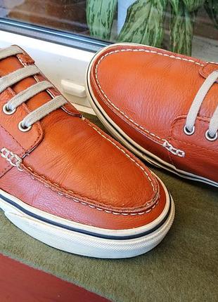 Удобные  стильные кожаные кроссовки "vans ®"! оригинал! 41 р2 фото
