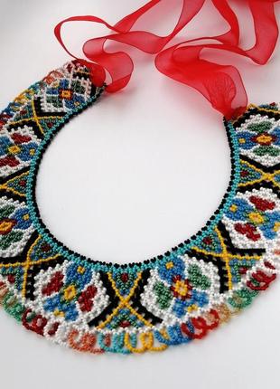 Традиційна українська прикраса силянка намисто.8 фото