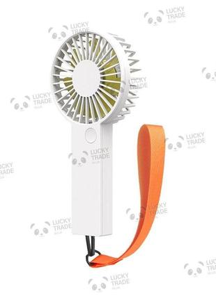 Портативний вентилятор xiaomi vh mini portable handheld fan білий / жовтий (f07) 1413p