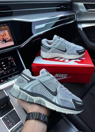 Nike vomero 5 new gray silver black - кроссовки мужские серые4 фото