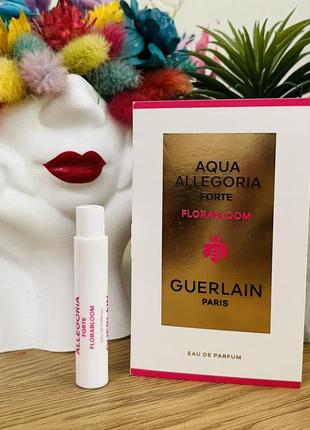 Оригінал пробник парфум парфумована вода guerlain aqua allegoria florabloom forte1 фото