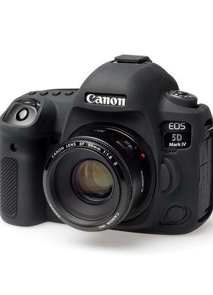 Защитный силиконовый чехол для фотоаппаратов canon eos 5d mark iv - черный