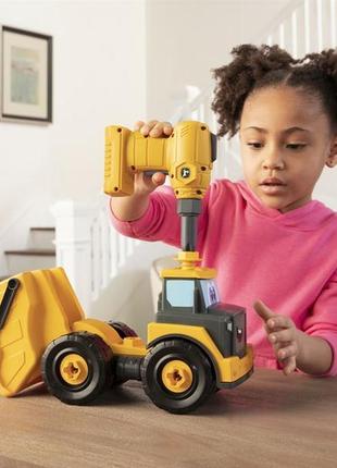 Конструктор john deere kids самосвал с шуруповертом (47508)