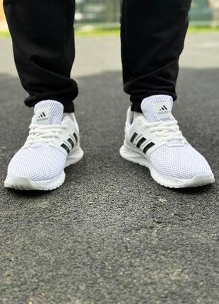 Спортивные мужские летние кроcсовки adidas white