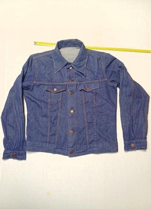 Куртка джинсова pre-shrunk  вінтажна vintage 70s g  size c made in england  size l
