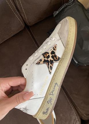 Кеди golden goose з лео зіркою