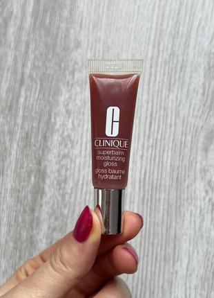 Clinique міні зволожуючий блиск бальзам для губ superbalm moisturising gloss 09 currant