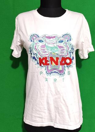 Женская футболка kenzo paris, размер s - м1 фото