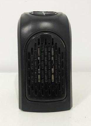 Портативний обігрівач rovus handy heater black, обігрівач дуйчик, побутовий тепловентилятор8 фото