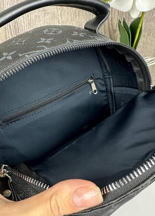 Детский мини рюкзак стиль луи витон, маленький рюкзачок для девочек8 фото